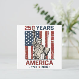 250e Amerika Liberty Standbeeld Obama Patriottisch