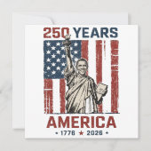 250e Amerika Liberty Standbeeld Obama Patriottisch (Voorkant)
