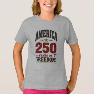 250e Amerika Vrijheid 1776 Patriottische Strepen T-shirt