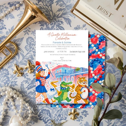 250e Jubileum Marching Band Parade & Soirée Kaart