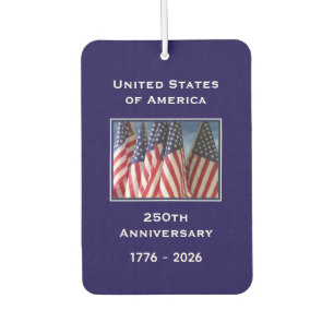 250e Jubileum USA Patriottische Amerikaanse Blauwe Luchtverfrisser