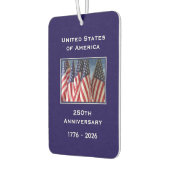 250e Jubileum USA Patriottische Amerikaanse Blauwe Luchtverfrisser (Links)