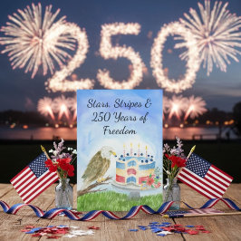 250e Onafhankelijkheidsdag Amerikaanse zeearend me Kaart