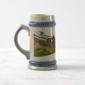 250e Slag bij Bunker Hill Stein Bierpul (Links)