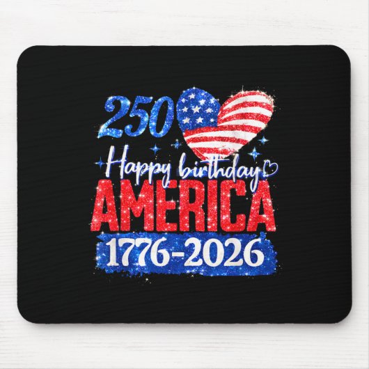250e verjaardag Amerika 1776-2026 Muismat (Voorkant)