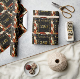 250e verjaardag Amerika! Cadeaupapier