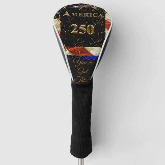 250e verjaardag Amerika! Golfheadcover (Voorkant)
