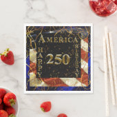 250e verjaardag Amerika! Servet (Insitu)