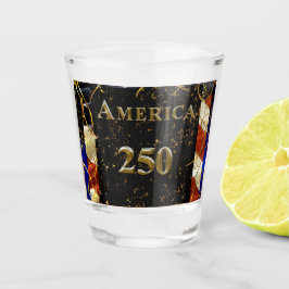 250e verjaardag Amerika! Shot Glas