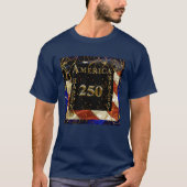 250e verjaardag Amerika! T-shirt (Voorkant)