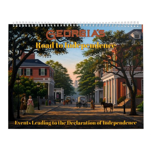 250e verjaardag - Staat Georgia kalender (Hoes)