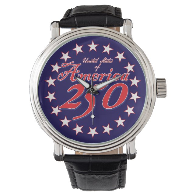 250e verjaardag van Amerika Horloge (Voorkant)