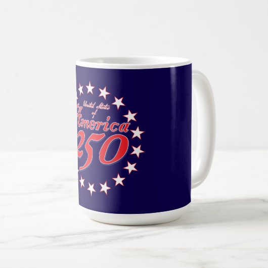 250e verjaardag van Amerika Koffiemok (Voorkant rechts)