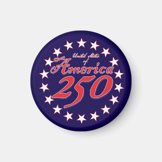 250e verjaardag van Amerika Magneet (Voorkant)