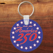 250e verjaardag van Amerika Sleutelhanger (Voorkant)