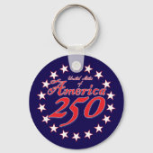 250e verjaardag van Amerika Sleutelhanger (Voorkant)