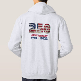 250e verjaardag van de VS - Amerikaans patriottisc Hoodie