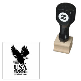 250e verjaardag van de VS Rubberstempel
