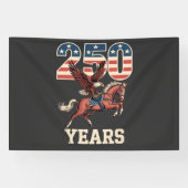 250e verjaardag van de VS Spandoek (Horizontaal)