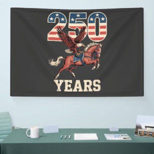 250e verjaardag van de VS Spandoek