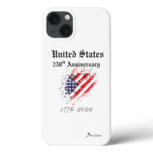 250e verjaardag van de VS telefoonhoesje Apple