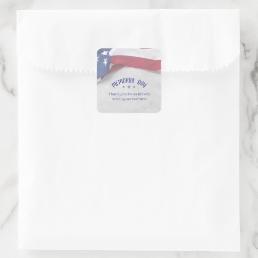 250e verjaardag van de VS Vierkante Sticker (Tas)