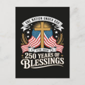 250e verjaardag VS 250 Amerikaans Briefkaart (Voorkant)
