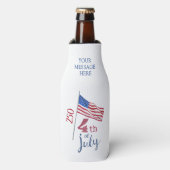 250e viering van 4 juli flesjeskoeler (Fles Voorkant)
