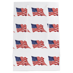 250ste Amerika Liberty Vrije Patriottische Strepen Medium Cadeauzakje