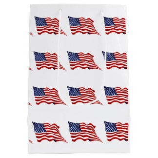 250ste Amerika Liberty Vrije Patriottische Strepen Medium Cadeauzakje
