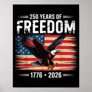250ste Amerikaans Jubileum 2026 Jaar Van Vrijheid  Poster