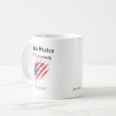 250ste Amerikaans jubileum mok (Voorkant links)