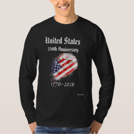 250ste Amerikaans jubileum T-shirt