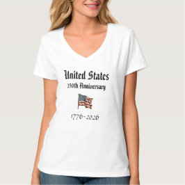 250ste Amerikaanse Jubileum T-shirt