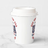 250ste Amerikaanse Onafhankelijkheid Servies Papieren Bekers (Rechts)