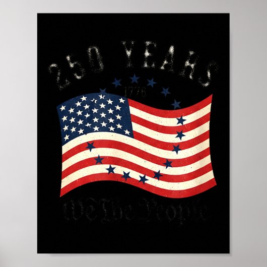 250ste Amerikaanse verjaardag onafhankelijkheid 25 Poster (Voorkant)