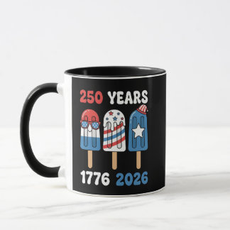 250ste Jaren 1776 2026 4 juli Ijs  Mok
