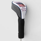250ste Jubileum 1776 tot 2026 USA Amerika Golfheadcover (Schuin)