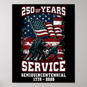 250ste Jubileum 250 jaar U Poster