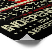 250ste Jubileum 250 jaar U Poster (Hoek)