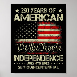 250ste Jubileum 250 jaar U Poster