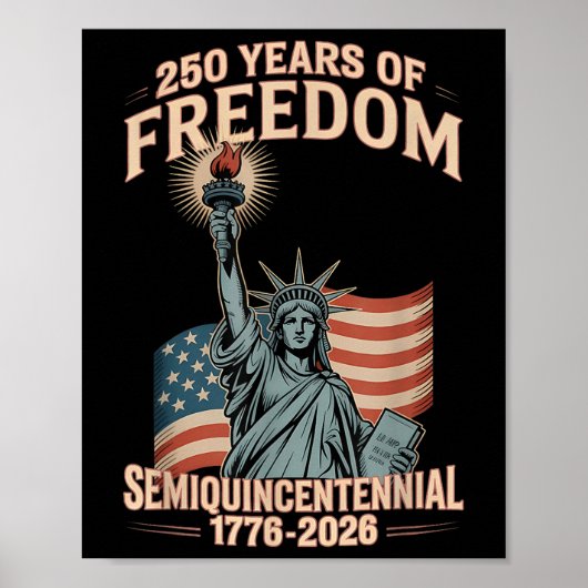 250ste Jubileum 250 jaar U Poster (Voorkant)