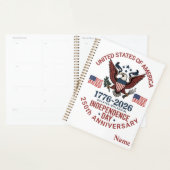 250ste Jubileum 4 juli -  patriottische Planner (Display)