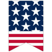 250ste Jubileum Amerika Patriottische bunting bann Vlaggetjes (Derde vlag)