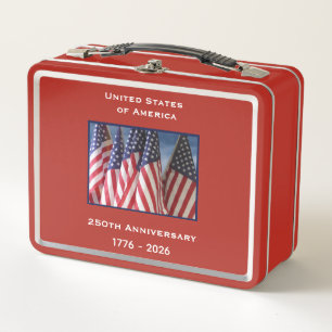 250ste Jubileum Amerikaanse Patriottische Vlaggen