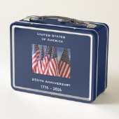 250ste Jubileum Amerikaanse Patriottische Vlaggen (Achterkant)