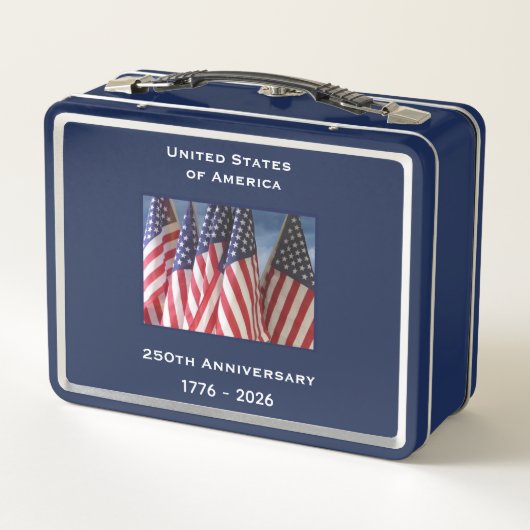 250ste Jubileum Amerikaanse Patriottische Vlaggen (Achterkant)