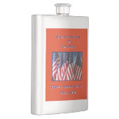 250ste Jubileum Amerikaanse Patriottische Vlaggen Flacon (Rechts)