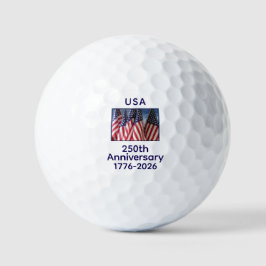 250ste Jubileum Amerikaanse Patriottische Vlaggen Golfballen