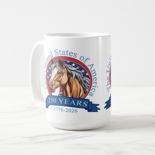 250ste Jubileum Verenigde Staten Koffiemok (Voorkant links)